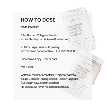 COLLAGEN Peptides + PROTEIN Powder