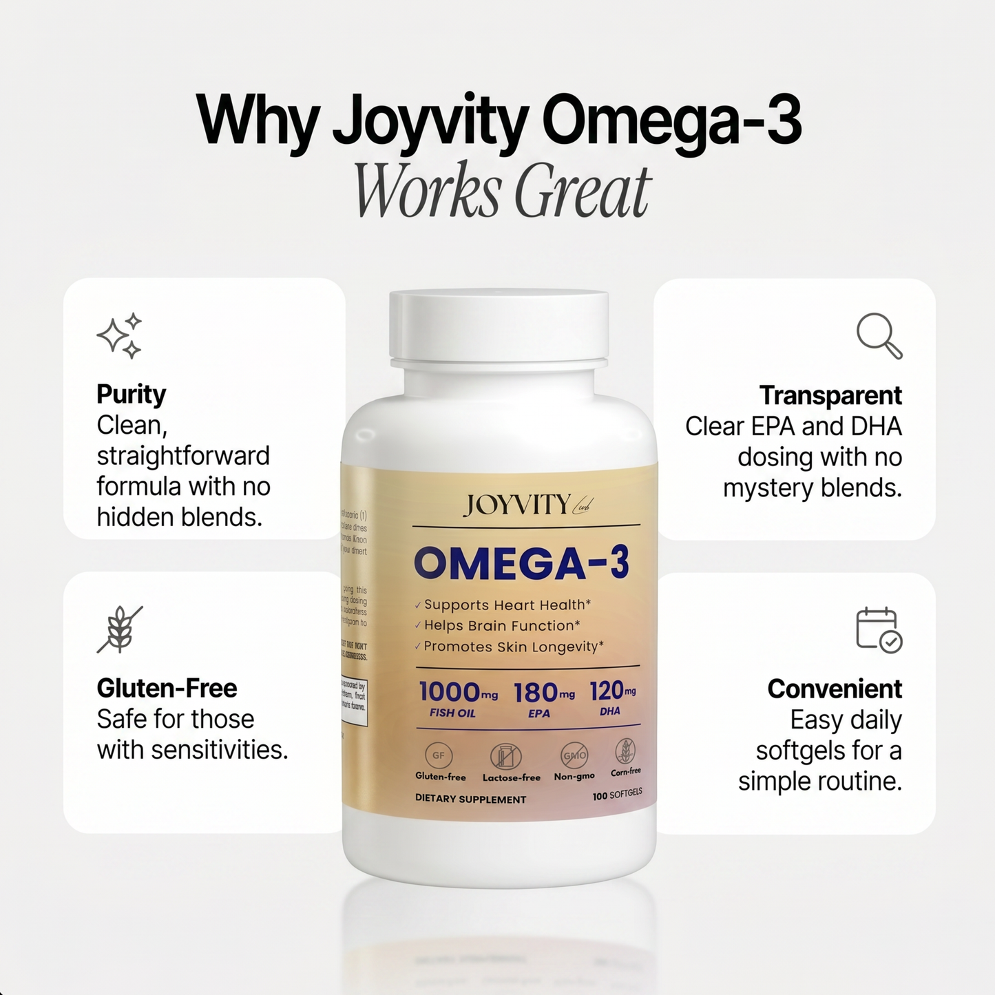 OMEGA-3 EPA 180mg + DHA 120mg