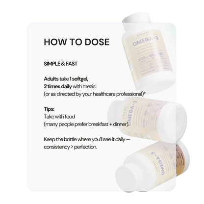 OMEGA-3 EPA 180mg + DHA 120mg